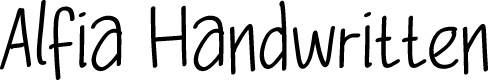 Alfia Handwritten