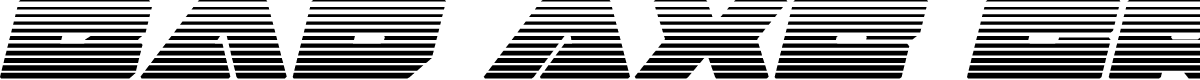 Bad Axe Gradient Italic