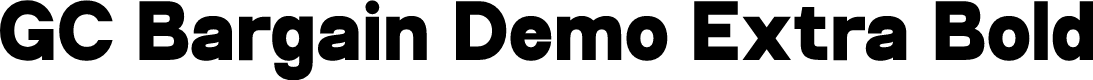GC Bargain Demo Extra Bold