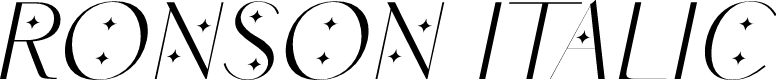RONSON Italic