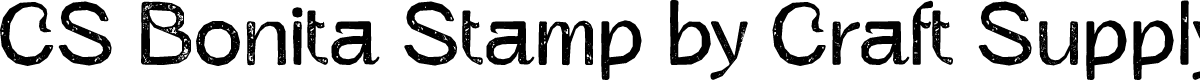CS Bonita Stamp Regular Demo