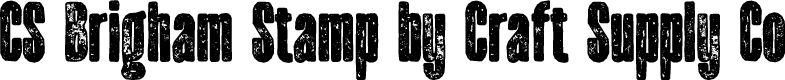 CS Brigham Stamp Regular Demo