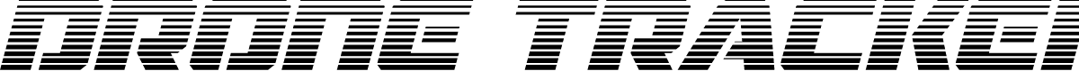Drone Tracker Gradient Italic