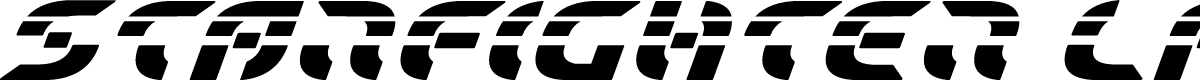 Starfighter Laser Bold Italic
