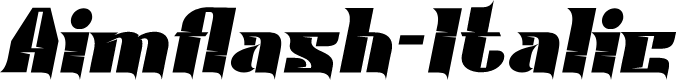 Aimflash-Italic