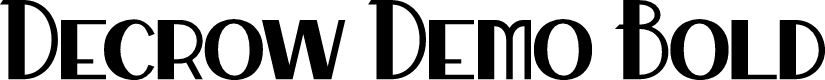 Decrow Demo Bold