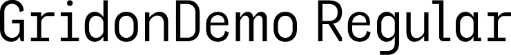Gridon Font - Free Download