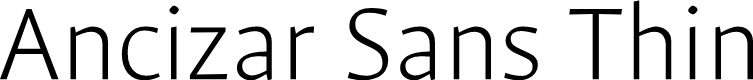 Ancizar Sans Thin