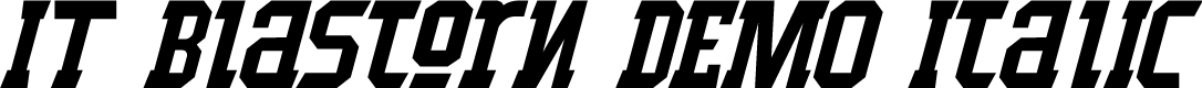 IT Blastorn DEMO Italic