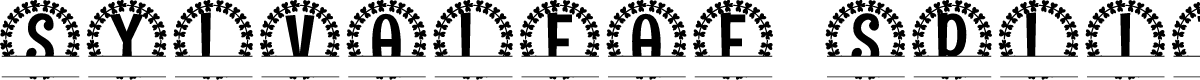 Sylvaleaf Split Monogram