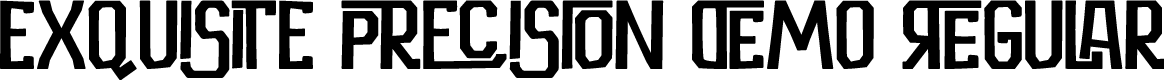 Exquisite Precision Demo Regular
