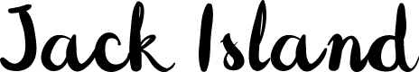 Jack Island Handwriting Logo