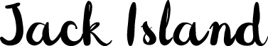 Jack Island Handwriting Logo