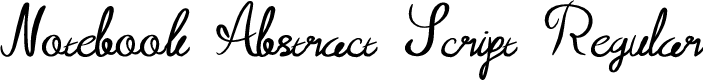 Notebook Abstract Script Regular