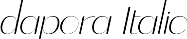 dapora Italic