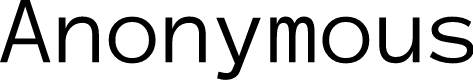 AnonymousRegular