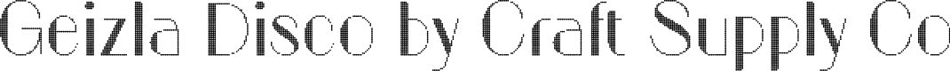 GeizlaDisco-Regular Demo