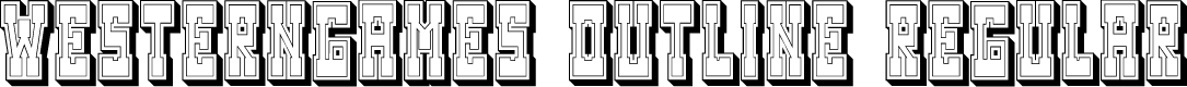 Westerngames Outline Regular