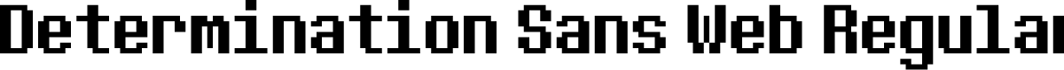 Determination Sans Web Regular