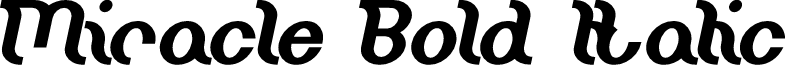 Miracle Bold Italic