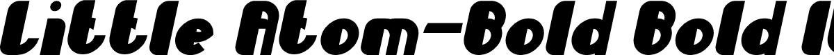 Little Atom-Bold Bold Italic