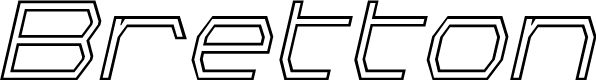 Bretton Outline Italic