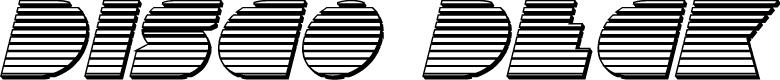 Disco Deck Chrome Italic