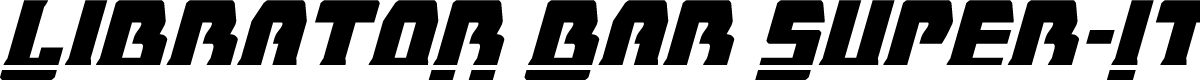 Librator Bar Super-Italic
