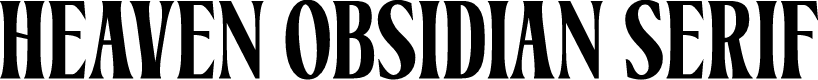 Heaven Obsidian Serif