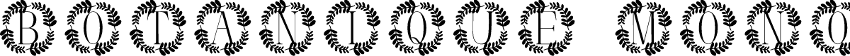 Botanique Monogram