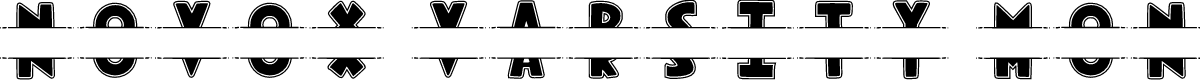 Novox Varsity Monogram