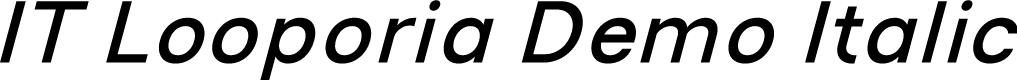 IT Looporia Demo Italic