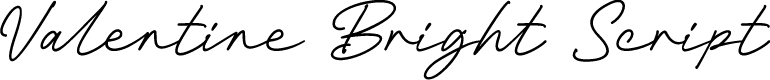 Valentine Bright Script