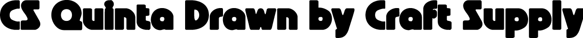 CSQuintaDrawn-Regular Demo