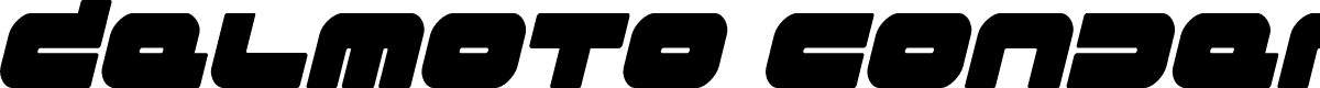 Delmoto Condensed Italic