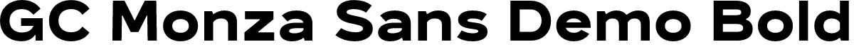 GC Monza Sans Demo Bold SemExp