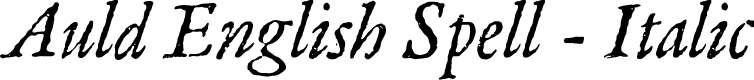 AuldEnglishSpell-Italic