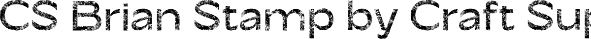 CSBrianStamp-Regular Demo