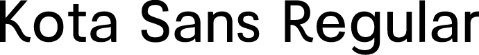 Kota Sans Demo Regular