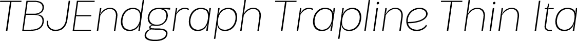 TBJEndgraph Trapline Thin Ita