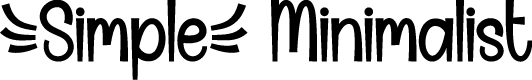 Simple Minimalist