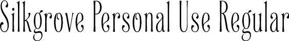Silkgrove Personal Use Regular