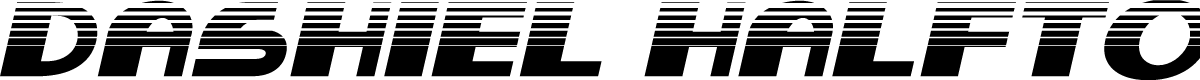 Dashiel Halftone Italic