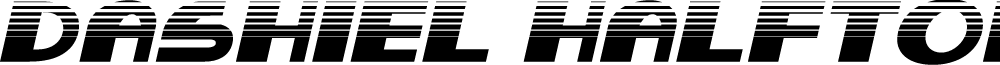 Dashiel Halftone Italic
