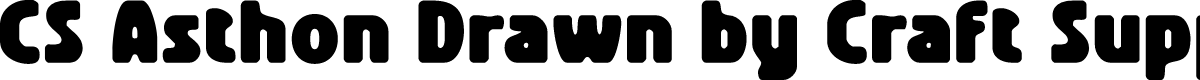 CSAsthonDrawn-Regular Demo