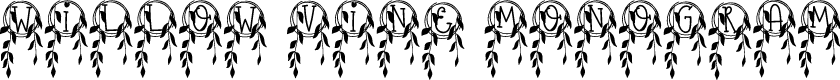 Willow Vine Monogram