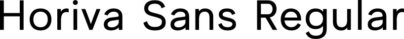 Horiva Sans Demo Regular