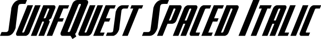 SurfQuest Spaced Italic