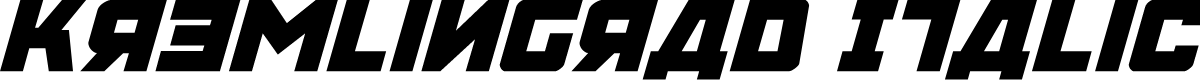 Kremlingrad Italic