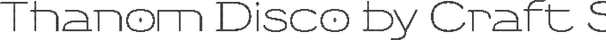 ThanomDisco-Regular Demo